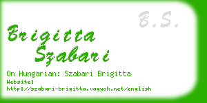 brigitta szabari business card